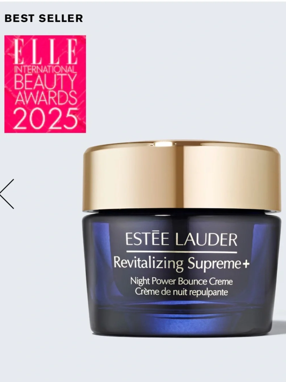 Estée Lauder Revitalizing Supreme+
Night Power Bounce Creme Moisturizer 15 ml - Picture 3 of 12